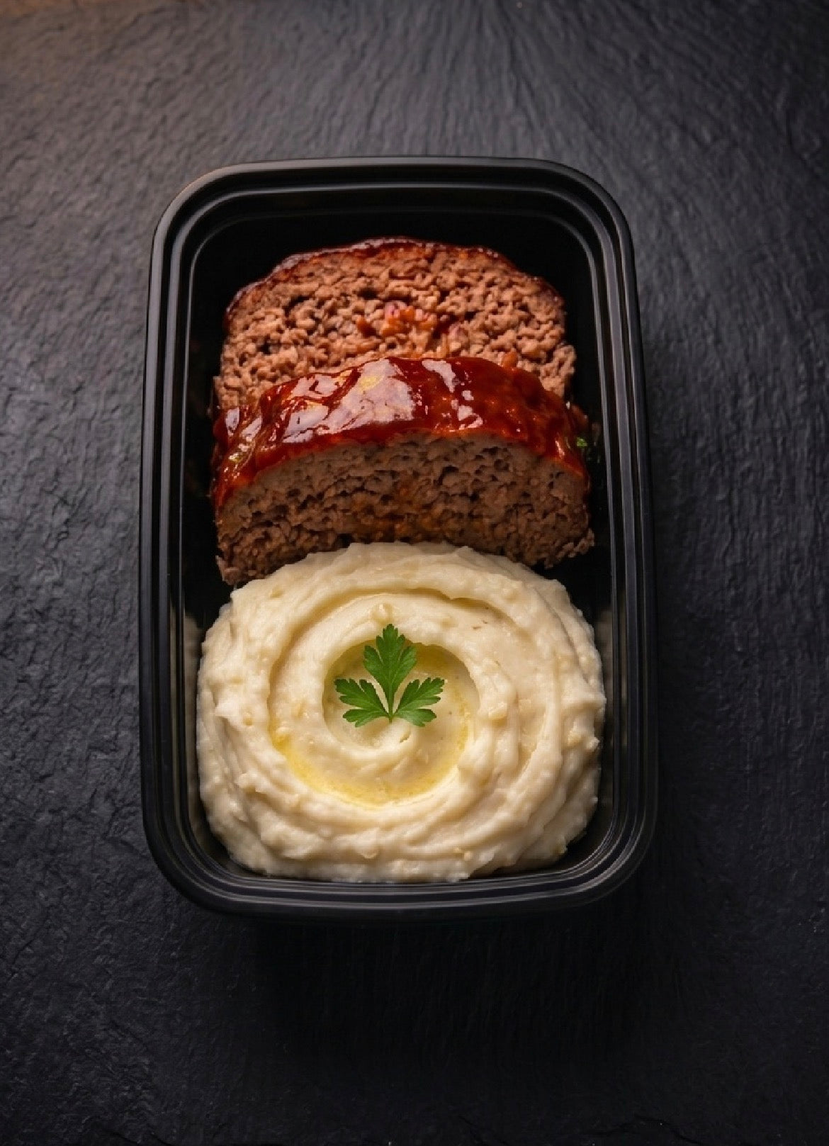 Chef’s Famous Meatloaf with Garlic Mash