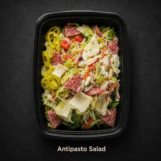 Antipasto Salad served with homemade Italian dressing